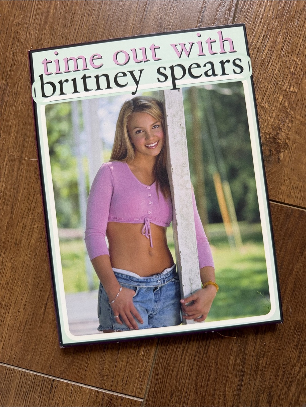 Time Out With Britney Spears DVD — Pink Floral Case, Aqua Disc